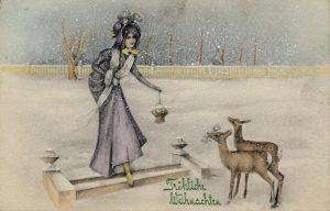 Historische Weihnachtspostkarte um 1900 © gemeinfrei
