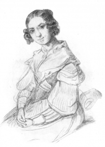 Adele Schopenhauer, Porträt von Alexander von Sternberg aus dem Jahr 1841 © wikimedia.commons (gemeinfrei)
