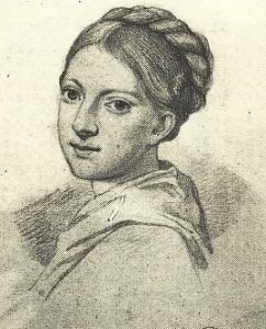 Ottilie von Goethe, Kreidezeichnung von H. Müller nach einer Bleistiftzeichnung von H. Junker © wikimedia.commons (gemeinfrei)